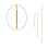 Classical Gold Chain Earrings. Tested 14kt (585) Rose Gold