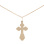 Russian Orthodox Cross. Certified 585 (14kt) Rose Gold