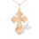 Golgotha Orthodox Cross for Younger Kids. Certified 585 (14kt) Rose Gold