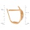Earrings Featuring 28 Diamonds. Hypoallergenic 585 Rose Gold, Rhodium Detailing. View 2