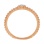 Hypoallergenic Ring with Diamond Flower and Golden Beads - Angle 4