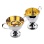 Silver Tea Set 'Amalia': Sugar Bowl & Creamer. Hypoallergenic Antibacterial 925 Gilded Silver