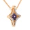 Sapphire and Diamond Rose Gold Convertible Necklace. View 2