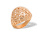 Openwork Dome Rose Gold Ring