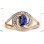 Sapphire and Diamond Ring. View 2