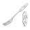 Silver Fork for a Child with a Dolphin. Antimicrobial 830/999 Silver, Hand Engraving
