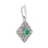 Art Deco-style Emerald and Diamond Pendant. View 2