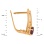 Earrings Featuring 2 Rubies and 20 Diamonds. Hypoallergenic 585 Rose Gold, Rhodium Detailing. View 2