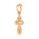 Baby Christening Cross with Diamond. View 2