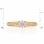 Ring Featuring 21 Diamonds. Tested 585 (14K) Rose and White Gold. View 2