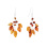 "Foliage" Amber Earrings