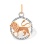 585 Gold Twisted Wire Leo Zodiac Pendant. July 23 - August 22