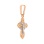 Diamond Orthodox Cross Pendant. View 2
