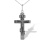 Meaningful Orthodox Body Cross. White Gold