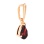 Pear-shaped Garnet Pendant. View 2