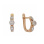 Rose Gold Earrings With CZ