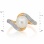 "A Flirty Dream" Ring with Pearl and 50 Diamonds - Angle 2
