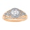 Vintage-inspired Topaz and Diamond Ring. View 2