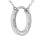 Ancient Rome-inspired Diamond White Gold Necklace. Adjustable 45cm to 50cm. 14kt (585) White Gold. View 3