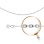 Oval Cable-link Solid Chain, Width 1.0mm. Certified 585 White Gold, Rhodium, Diamond Cuts
