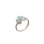 Silver Iris Ring: A Blue Topaz Stigma