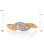 Ring Featuring 12 Diamonds. Hypoallergenic 585 Rose Gold, Rhodium Detailing. View 2