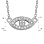 'An Evil Eye Protection' Diamond Necklace. View 2
