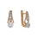 Solitaire Effect CZ Earrings