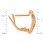 Earrings Featuring 32 Diamonds. Hypoallergenic 585 Rose Gold, Rhodium Detailing. View 2