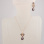 Royal Couture Bow Earrings. Diamonds, Sapphires, Enamel. View 2