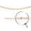 Snail-link Solid Chain, Width 2.4mm. Certified 585 (14kt) Rose Gold, Diamond Cuts