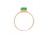Green Onyx Rose Gold Ring. View 3
