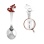 Child Silver Spoon 'a Brown Puppy and Clock'. View 2