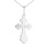Silver Christening Orthodox Cross 'The Holy Spirit'. View 4