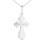 Silver Christening Orthodox Cross 'The Holy Spirit'. View 4