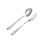English Style Silver Dinner Spoon and Fork. Hypoallergenic Antimicrobial 830/999 Silver