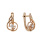 Treble Clef Shaped Earrings