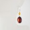 Baltic Amber Silver Earrings. View 2