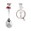 Child Silver Spoon 'a Brown Kitten and Clock'. View 2