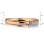 Diamond Striped Ring. Tested 585 (14K) Rose Gold, Rhodium Detailing. View 3