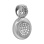 Diamond White Gold Pendant 'A Maximum Brilliance'. Tested 585 (14K) White Gold, Rhodium Finish. View 2