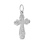 Orthodox Silver Cross with Circular Ends - Angle 2