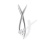 Single Diamond Slide Pendant. Certified 585 (14kt) White Gold