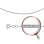 Single Curb-link Solid Chain, Width 1.0mm. Hypoallergenic Certified 925 Silver, Rhodium