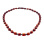 Amber olive-shaped beads