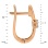 Diamond Leverback Earrings. View 2