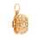 Diamond 14kt Rose Gold Locket 'The Holy Virgin Mary-Eleousa'. View 3