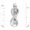 Diamond Infinity Leverback Earrings for Teens. View 2