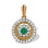 Emerald and Diamond Pendant