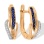 Decadence Motif Sapphire and Diamond Earrings. 585 (14K) Rose Gold, White and Black Rhodium